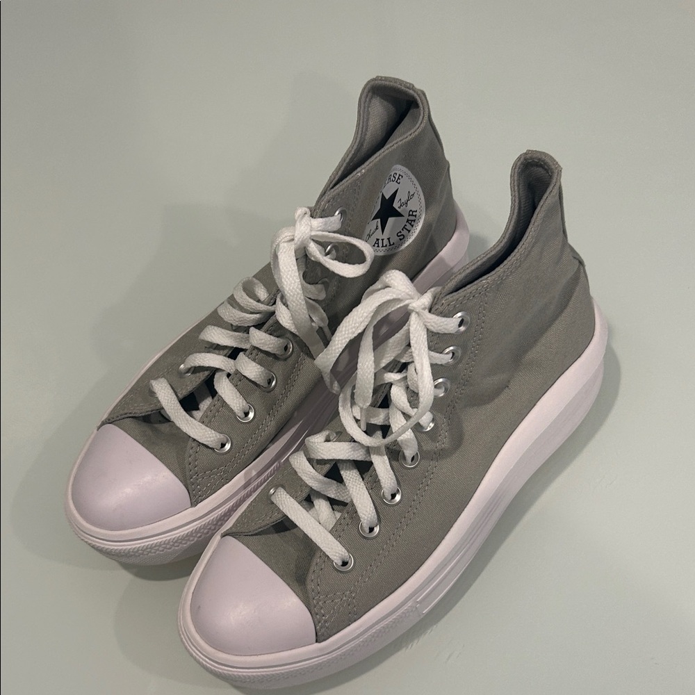 Converse Gray Canvas High-Tops